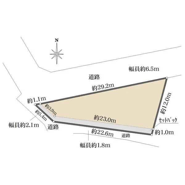 名古屋市天白区野並３丁目 区画図