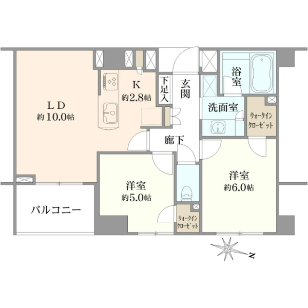 ディアナコート文京千石 間取図