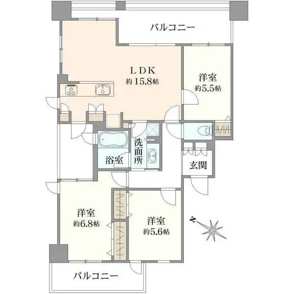 グランフラッツ文京・千石 間取図