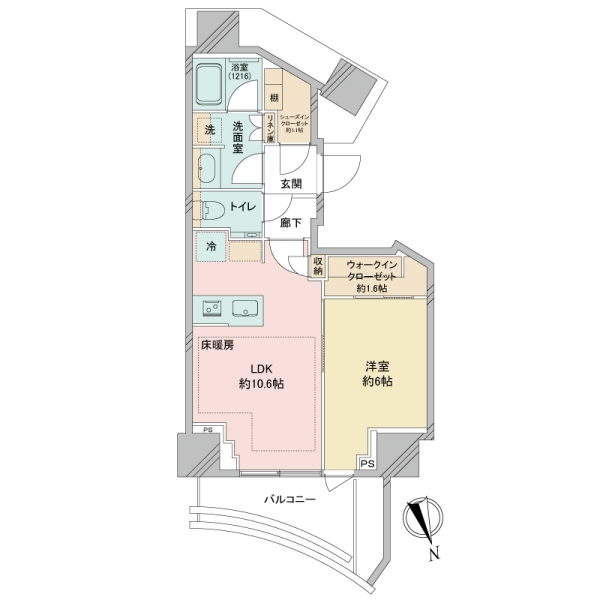パークコート神宮北参道　ザ　タワー 間取図