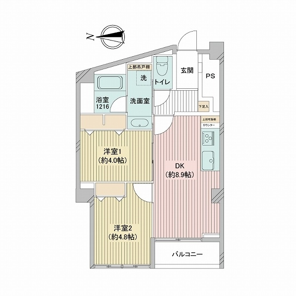 調布シュロス 間取図