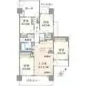 プラウドシティ柏ノーブルコート 間取図