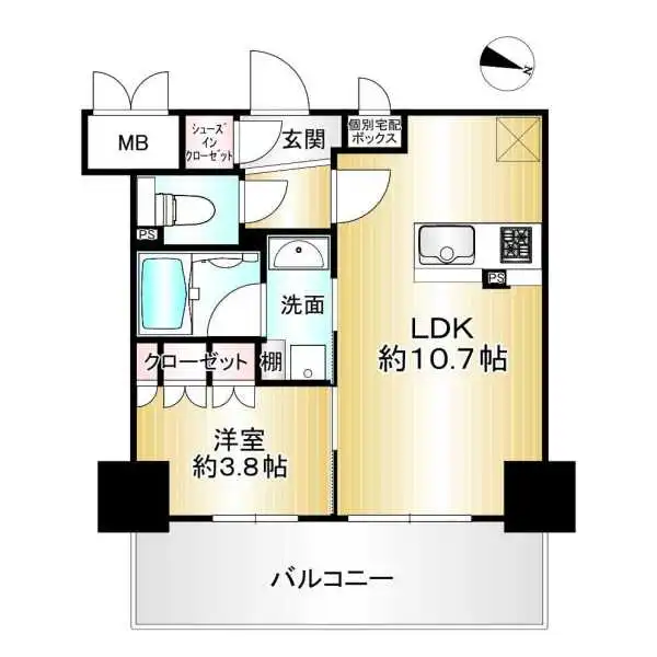 ファインレジデンス福島海老江 間取図