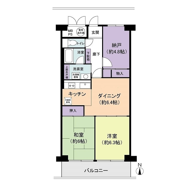 ネオコーポ町屋 間取図