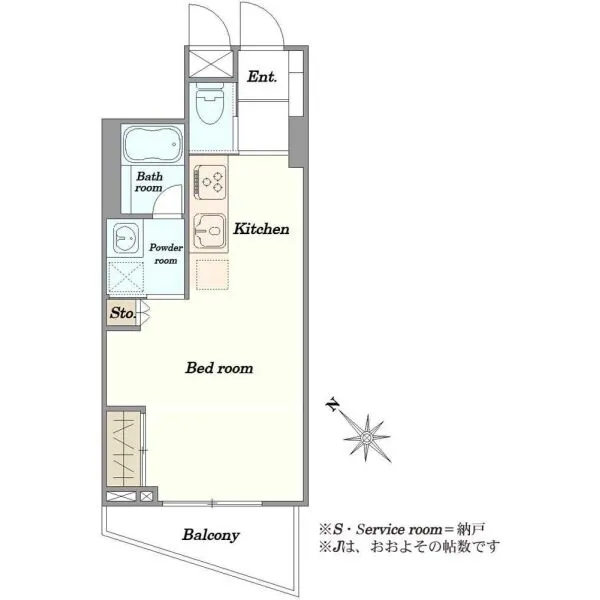 ルシェール赤坂 間取図
