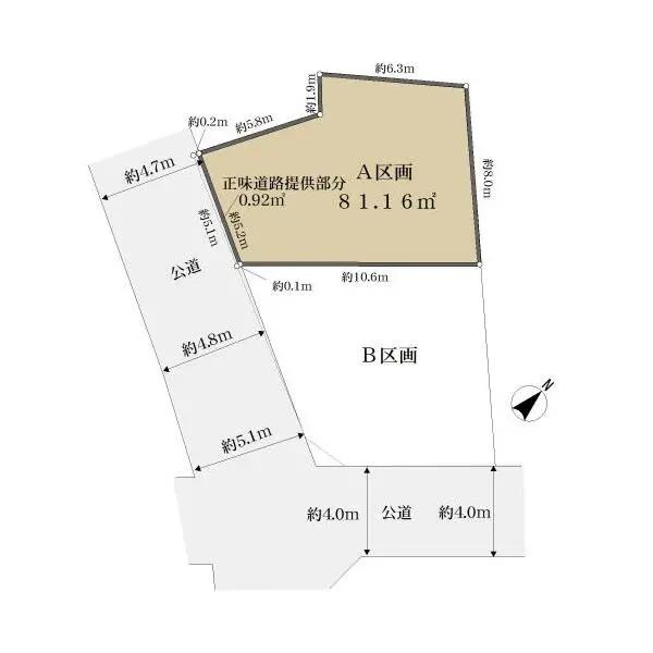 台東区池之端４丁目 区画図