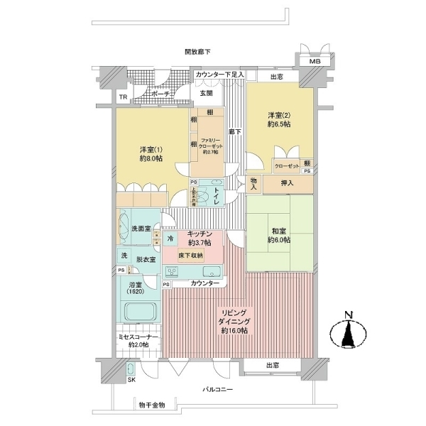プレイシア 間取図