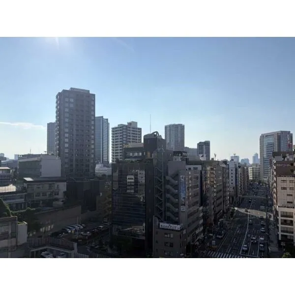 朝日九段マンション 眺望：バルコニーから