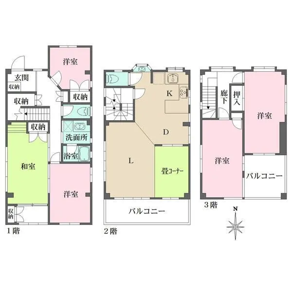 名古屋市西区名塚町３丁目 間取図