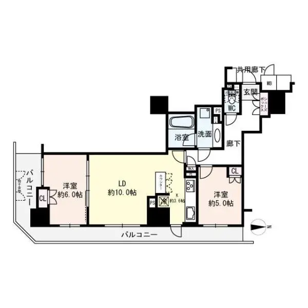 プレミスト南船場 間取図