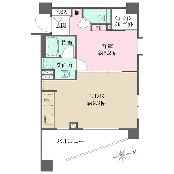 ジェイパーク恵比寿ＩＶ 間取図