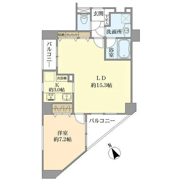 アムフラット蔵前ステーションフロント 間取図