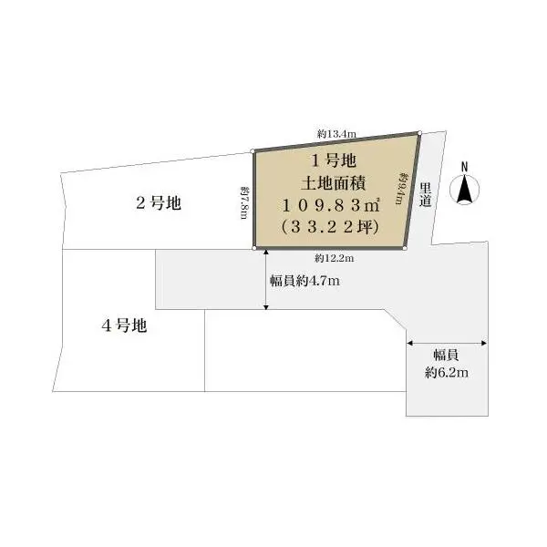 箕面市坊島１丁目 間取図