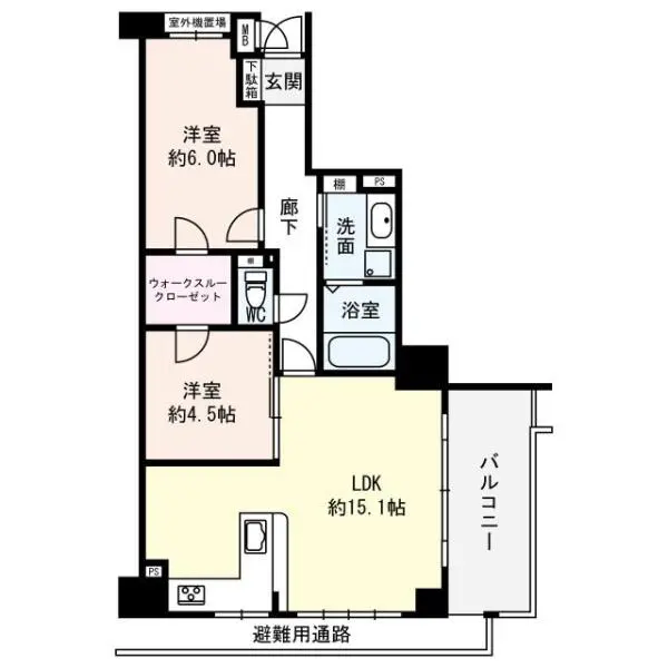 サンヴェール鶴見緑地 間取図