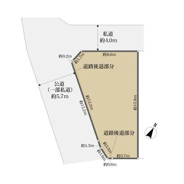 練馬区高野台3丁目 区画図