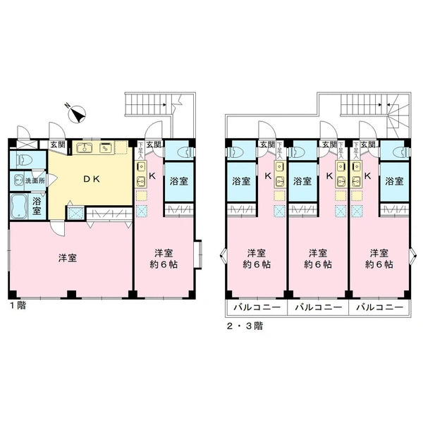 藤沢市藤沢 間取図