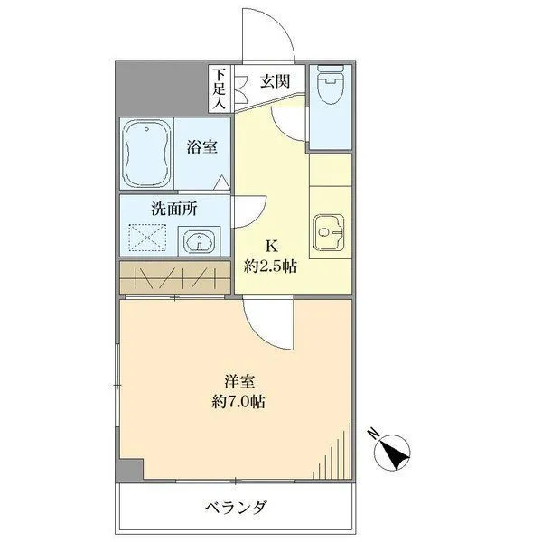 埼玉県さいたま市桜区町谷3丁目 101号室間取図