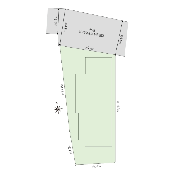 神戸市東灘区本山北町５丁目 間取図