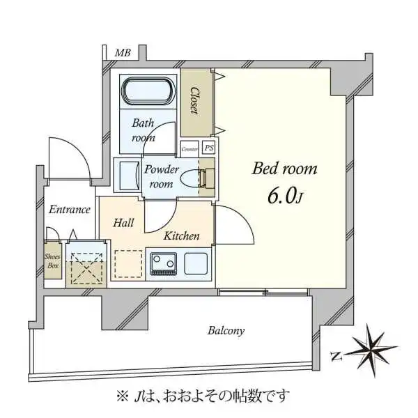 ＡＸＡＳ白金台 間取図
