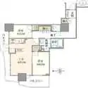 ローレルタワー堺筋本町 間取図
