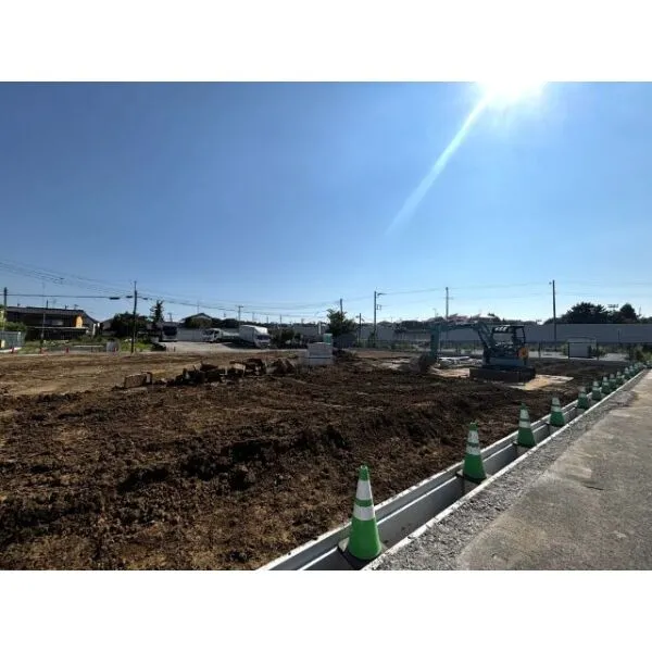 市川市国分７丁目 本物件部分（北側から撮影）