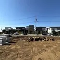 市川市国分７丁目 本物件部分（南側から撮影）