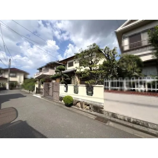 高槻市緑が丘２丁目 現地土地写真