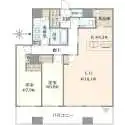 ラゾーナ川崎レジデンスセントラルタワー 間取図