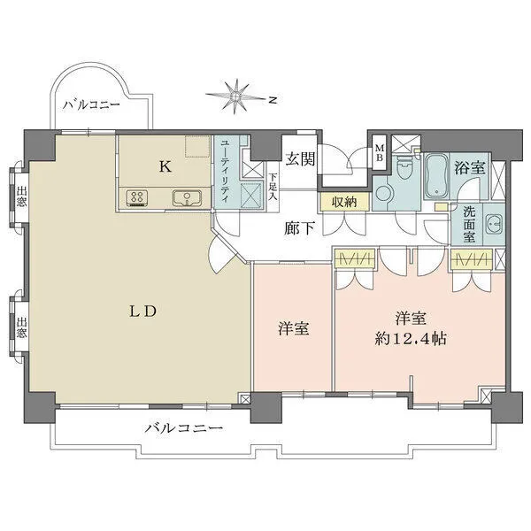 藤和三鷹ホームズ 間取図