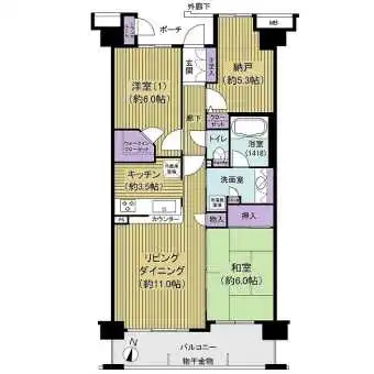 和室を採用した間取り