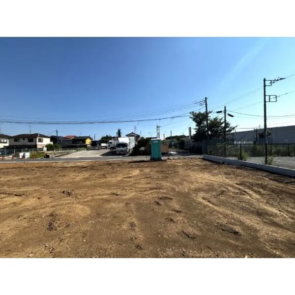 市川市国分7丁目 本物件部分(北側から撮影)