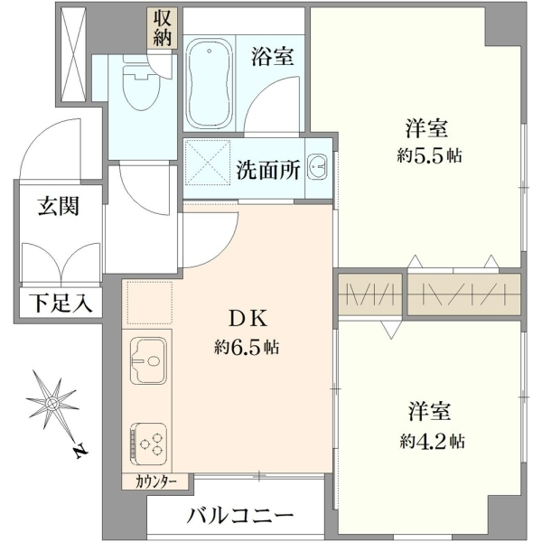 ライオンズマンション西荻第３ 間取図