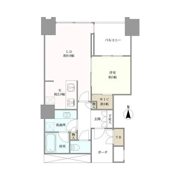 ワールドシティタワーズキャピタルタワー 間取図