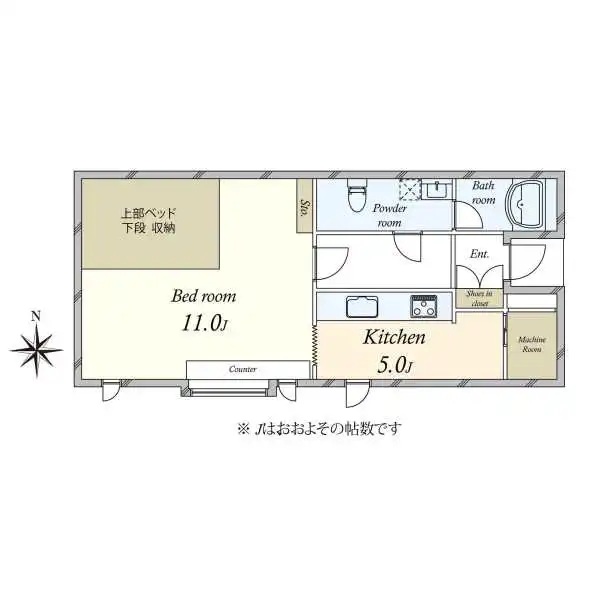 片瀬ロジュマン 間取図