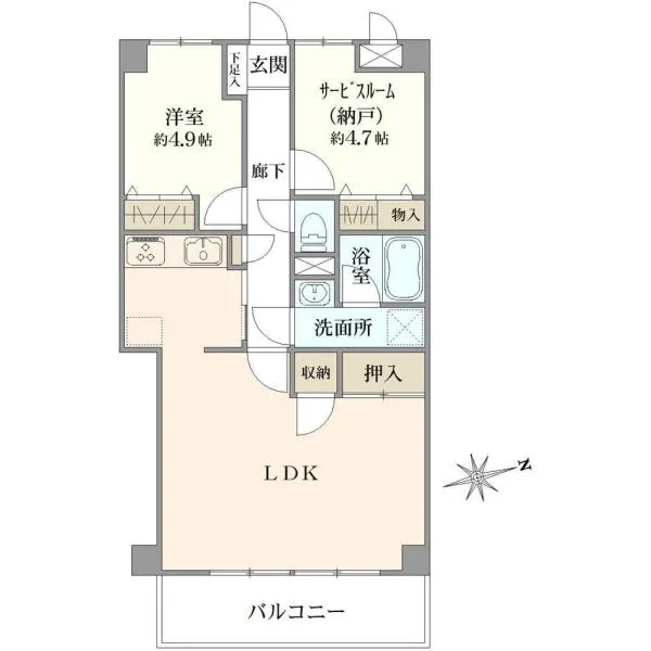 ライオンズマンション船橋第六 間取図