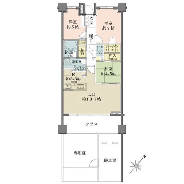 パークハウス蕨市民公園 間取図