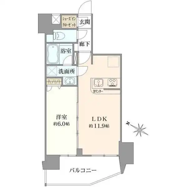 ライドリンク竹ノ塚 間取図
