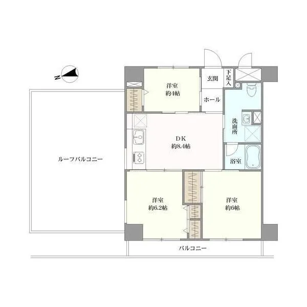 藤和大口コープII 間取り図