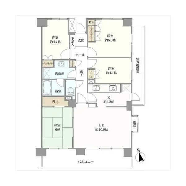 志木パーク・ホームズ 間取図