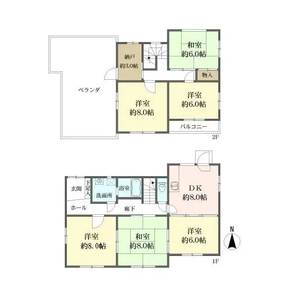 相模原市南区麻溝台２丁目 間取図