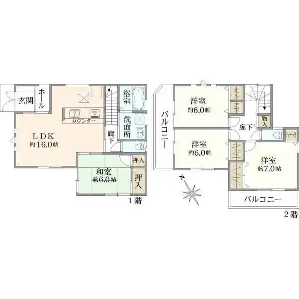 さいたま市緑区大字中尾 間取図