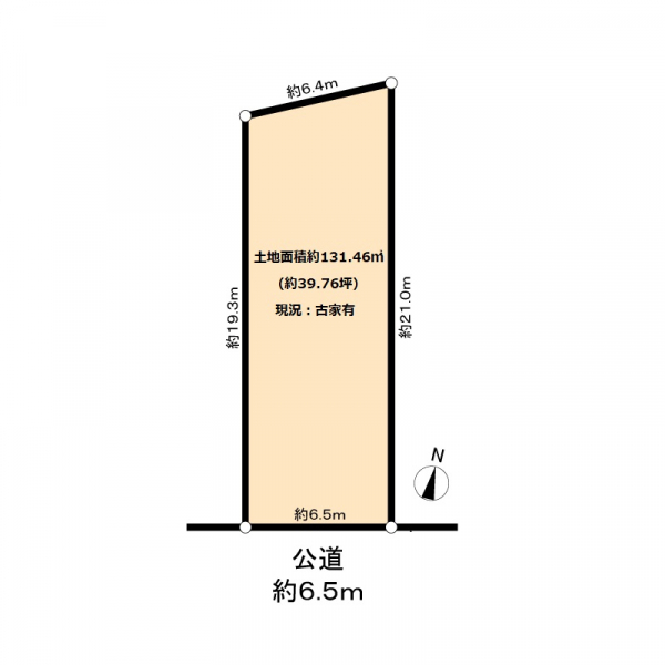 名古屋市名東区野間町 間取図