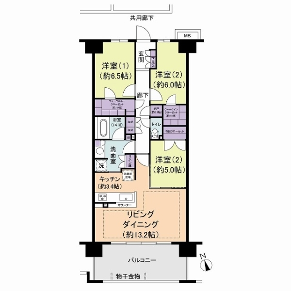リーフィアレジデンス橋本 間取図