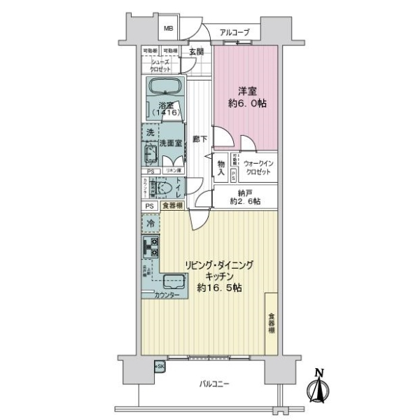プレサンスグラン泉 間取図