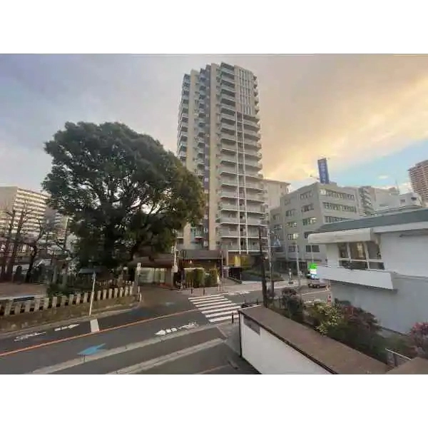 日商岩井市川マンション バルコニーからの眺望です。