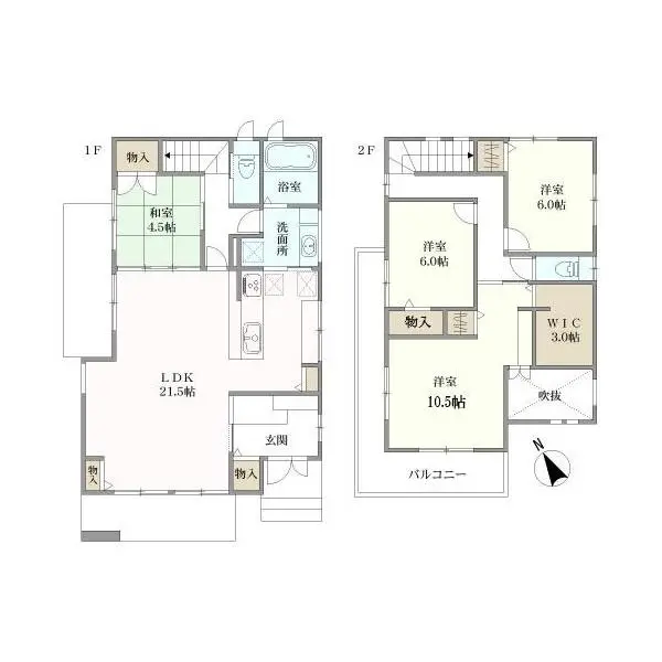 神戸市垂水区舞多聞西５丁目 間取図