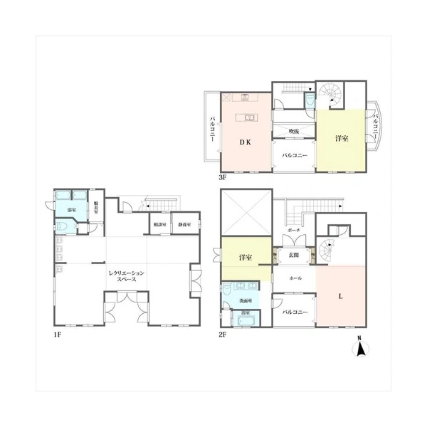 大田区田園調布４丁目 間取図