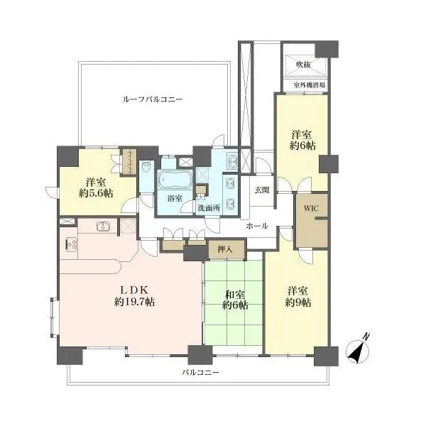 瑞穂日向町パーク・ホームズ 間取図