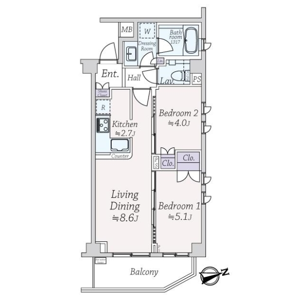 白金ＨＯＵＳＥ 間取図