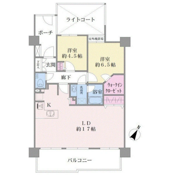 デイパーク横濱天王町 間取図